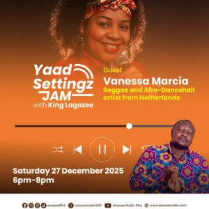 Vanessa Marcia on Ghana promotour during ‘Detty December’ 2025